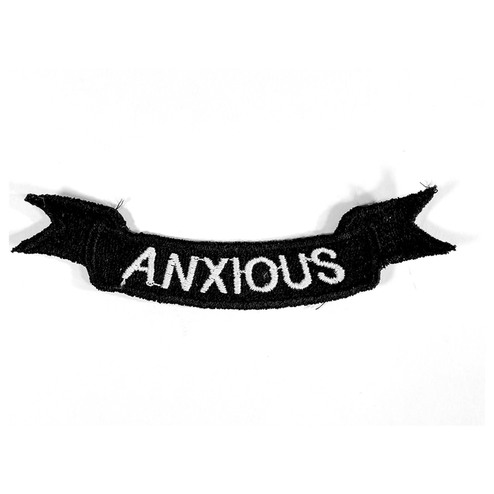 Anxious - sew on patch