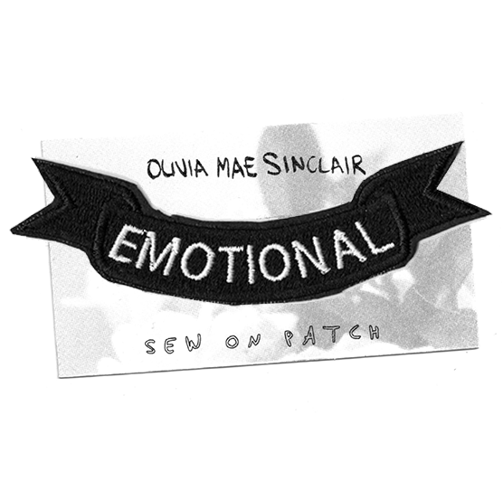 Emotional - sew on patch