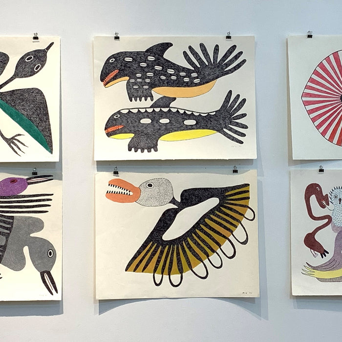 Inuit showcase: drawings by Meelia Kelly