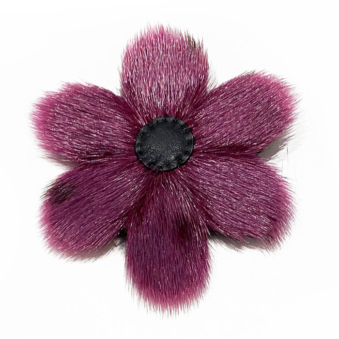 Sealskin Flower Pin