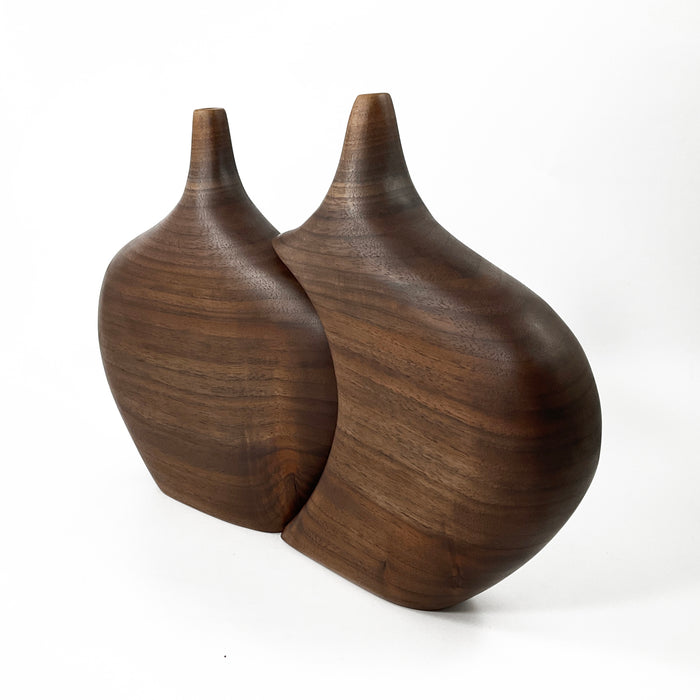 Dry Bud Vases - Walnut Set