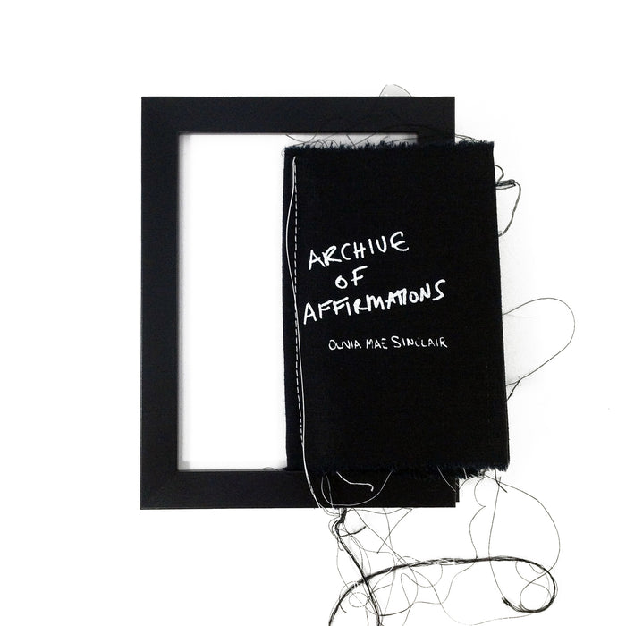 ARCHIVE OF AFFIRMATIONS - mini framed soft book
