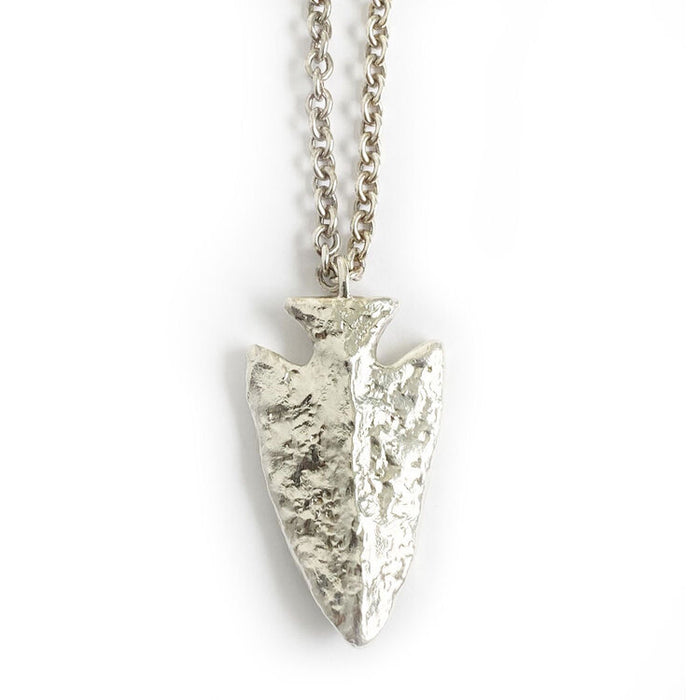 Necklace with Arrowhead, sterling silver