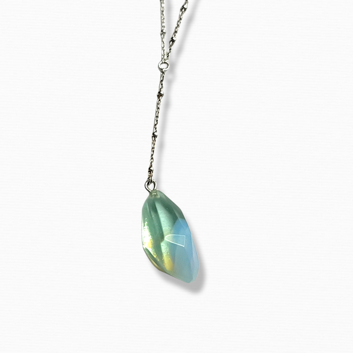 Faceted Crystal Y-Necklace
