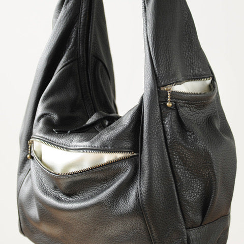 Ella Leather Bag Black