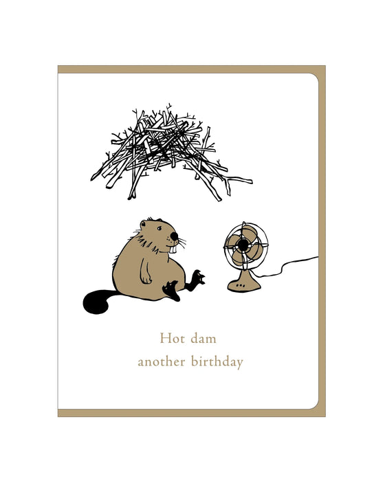 Birthday Hot Dam Beaver