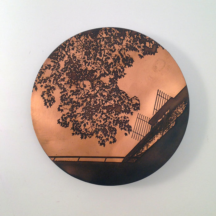 Etched Copper Wall Hanging