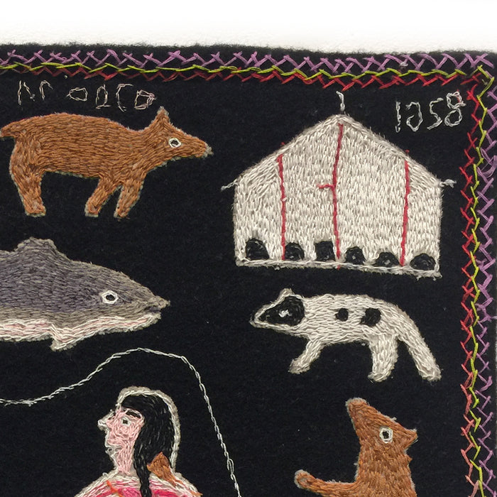 Inuit Life Wall Hanging (Untitled)