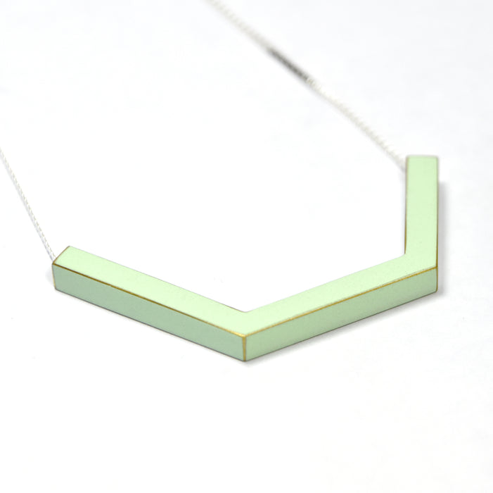 Small Angle Frame Necklace