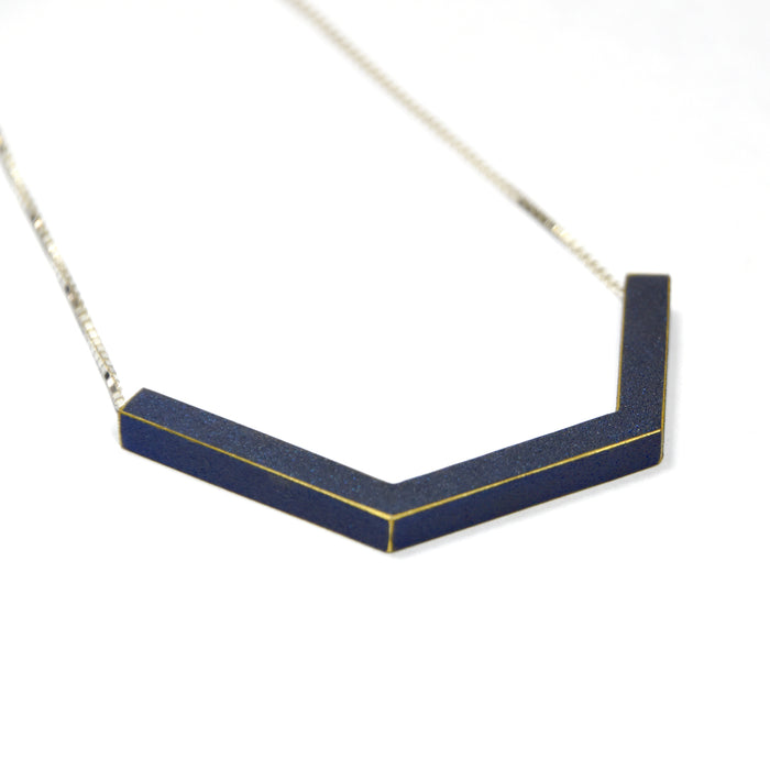 Small Angle Frame Necklace