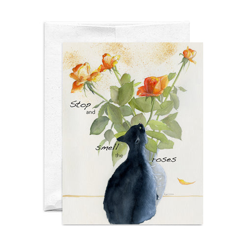 Stop and Smell the Roses, card